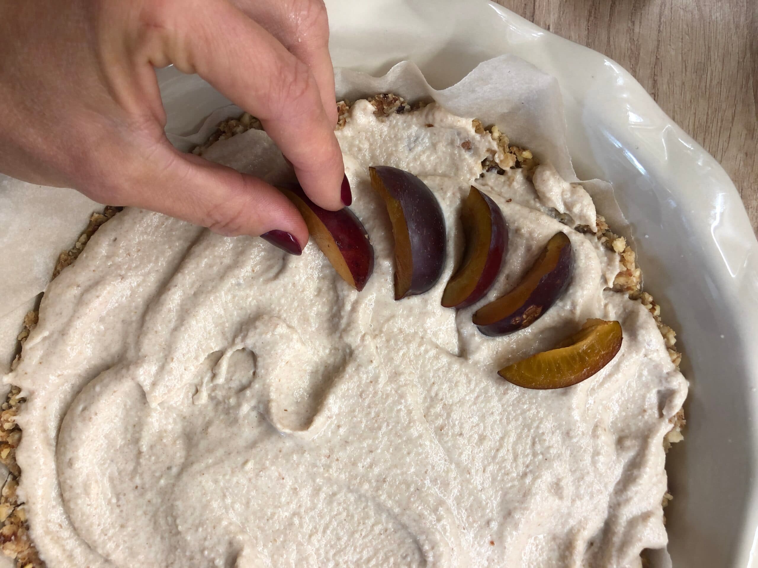 Сливовий торт без борошна